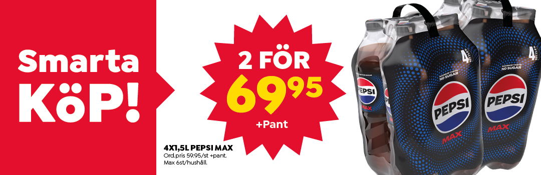 GF SUPERMARKET PMAX 4x1.5L 2för69.95 GF WEBB 1080x350px
